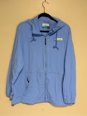 Magellan Outdoors Women's Overcast Windbreaker Fishing Jacket Light Blue XL